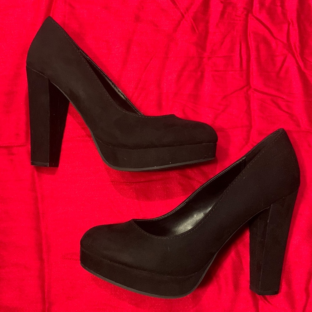 Candies Suede Heels